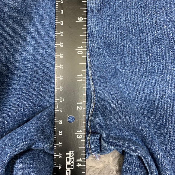 Blassport Women’s Jeans Blue Size 12 Short Elastic Waist 100% Cotton Classic Fit - Picture 3 of 8